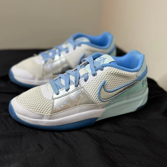 Nike Ja 1 “All Star” Basketball Sneaker in Glacier Blue Size 7Y - Picture 9 of 15
